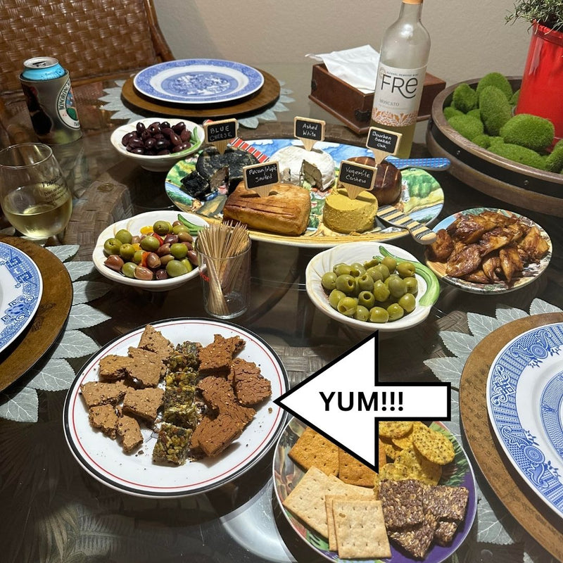 vegan cheese + charcuterie party (fan recipe)