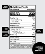 Super Team Zesty BBQ Savory Protein Bar Snack Nutrition Facts