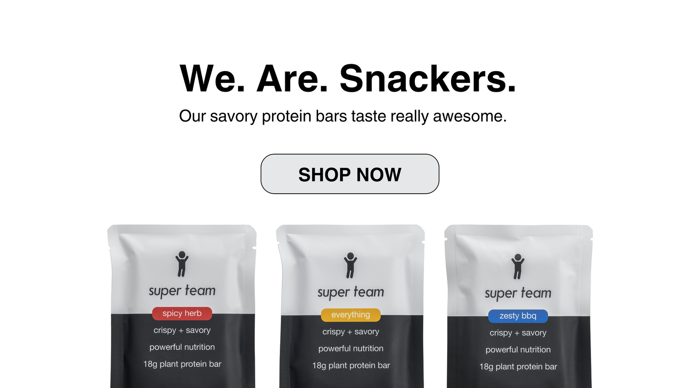 Super Team We Are Snackers Banner Image
