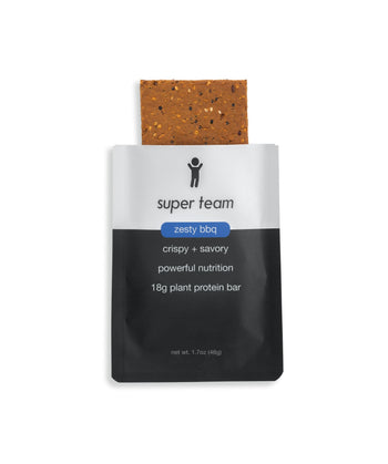 Super Team Zesty BBQ Savory Protein Bars