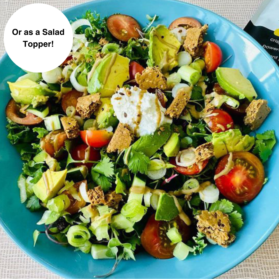 Savory Protein Bar as a Salad Topper/Crouton